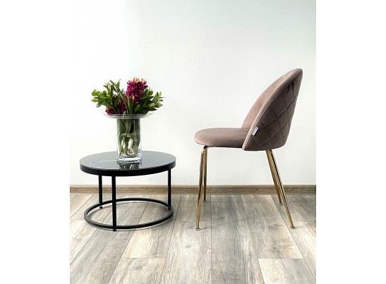 Стул PRESLEY BLUVEL-38 латте / золотой каркас в Кургане