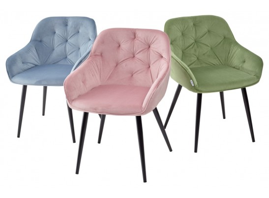 Стул BREEZE G108-06 серебристо-серый/темно-серый каркас, велюр в Кургане