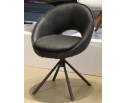 Стул ANABEL 360 град. поворот Черный Maison 99# / OTE COBBLE 457 / серый каркас, ®DISAUR в Кургане