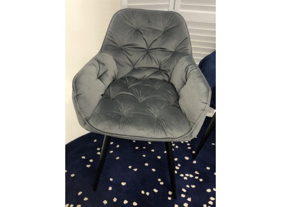 Стул MALTA BLUVEL-14 GREY, велюр M-City в Кургане