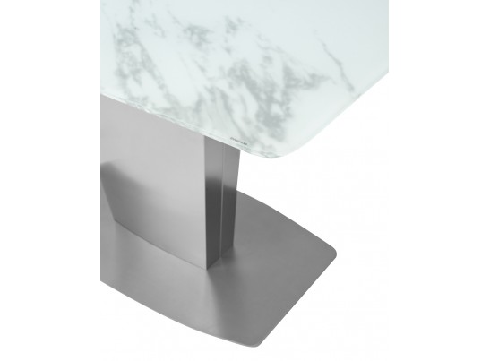 Стол CASTSTEEL 130 GLASS ПОД МРАМОР в Кургане