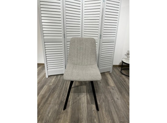 Стул ELVIS WZ2042-02 светло-бежевый фактурный велюр / черный каркас в Кургане