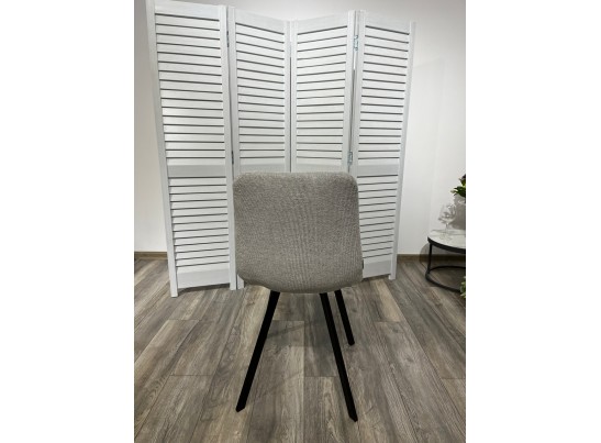 Стул ELVIS WZ2042-02 светло-бежевый фактурный велюр / черный каркас в Кургане