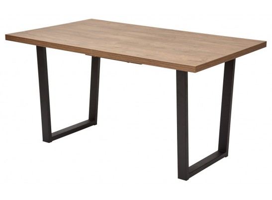 Стол ЛОФТ 160 Дуб Канзас/ Черный в Кургане
