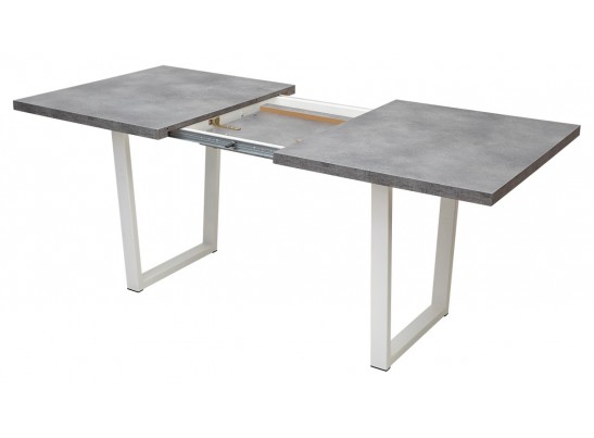 Стол ЛОФТ Бетон Портленд/ Белый 138 в Кургане