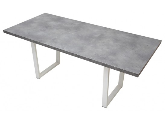Стол ЛОФТ Бетон Портленд/ Белый 138 в Кургане
