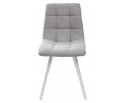 Стул CHILLI SQUARE UF860-02B серо-голубой, ткань/ белый каркас в Кургане
