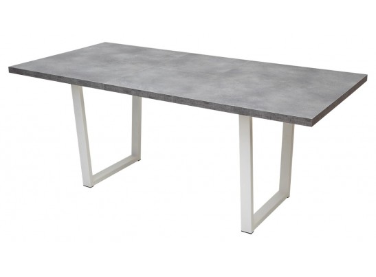 Стол ЛОФТ Бетон Портленд/ Белый 138 в Кургане