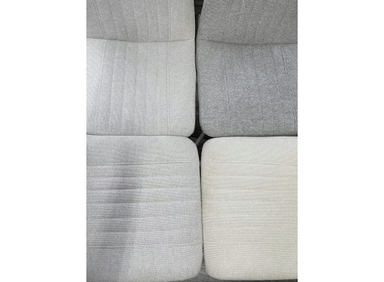 Стул ELVIS WZ2042-01 молочный фактурный велюр / белый каркас в Кургане