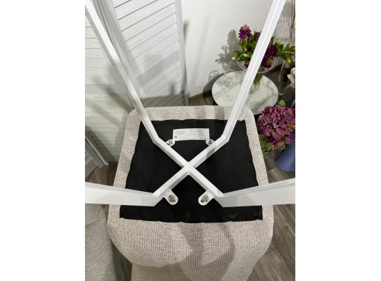 Стул ELVIS WZ2042-02 светло-бежевый фактурный велюр / черный каркас в Кургане