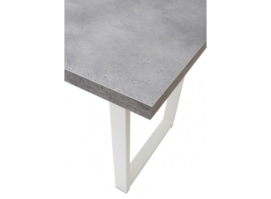 Стол ЛОФТ Бетон Портленд/ Белый 138 в Кургане