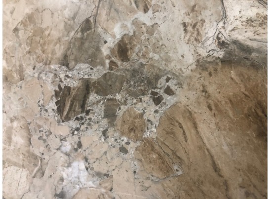 Стол CORNER 120 GLOSS ATHENS BROWN SINTERED STONE / BLACK в Кургане