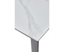 Стол CORNER 120 MATT WHITE MARBLE SOLID CERAMIC / BLACK, ®DISAUR в Кургане