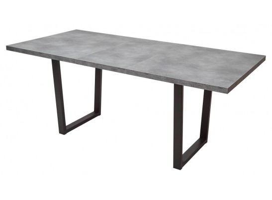 Стол ЛОФТ 138 Бетон Портленд/ Черный в Кургане