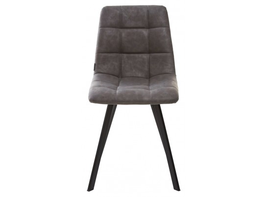 Стул CHILLI SQUARE RU-07 серая сталь, PU / черный каркас в Кургане