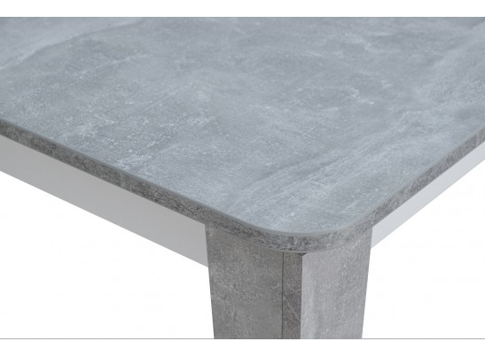 Стол EDWIN Бетон-Белый/ Бетон в Кургане
