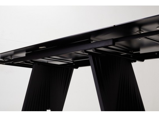 Стол IVAR 180 MARBLES KL-188 Контрастный мрамор, итальянская керамика, ®DISAUR в Кургане