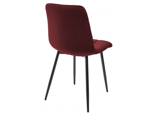 Стул CHILLI G062-36 бургунди, велюр / черный каркас в Кургане