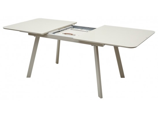 Стол ARUBA 160 CAPPUCСINO/CAPPUCСINO глянцевое стекло в Кургане
