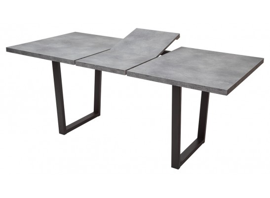Стол ЛОФТ 138 Бетон Портленд/ Черный в Кургане