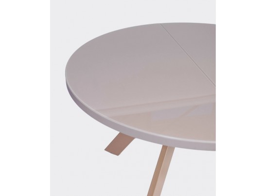 Стол МОНТЕН 120 Капучино, стекло / Капучино, в Кургане