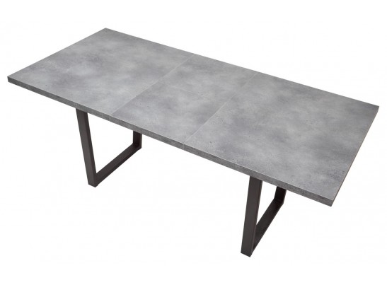 Стол ЛОФТ 138 Бетон Портленд/ Черный в Кургане