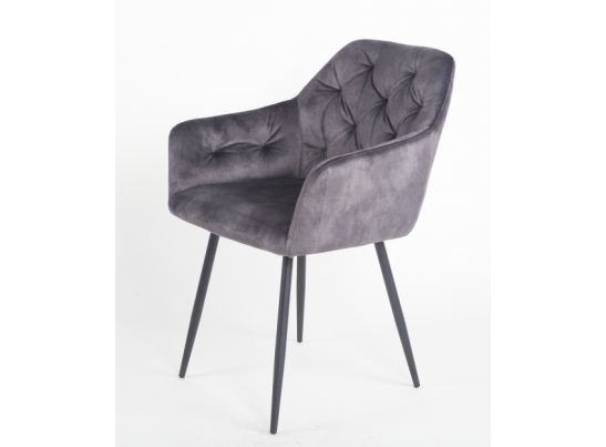 Стул PERU BLUVEL-14 GREY, велюр M-City в Кургане