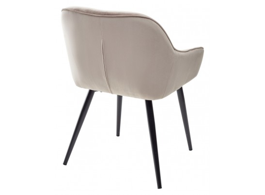 Стул BREEZE G108-10 светлый кварц/ черный каркас, велюр в Кургане