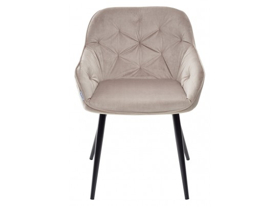 Стул BREEZE G108-10 светлый кварц/ черный каркас, велюр в Кургане