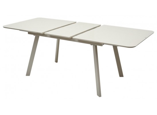 Стол ARUBA 160 CAPPUCСINO/CAPPUCСINO глянцевое стекло в Кургане