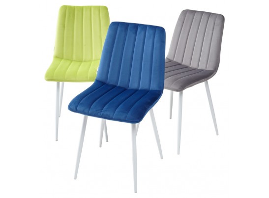 Стул DUBLIN G108-22 золотая осина, велюр / белый каркас в Кургане