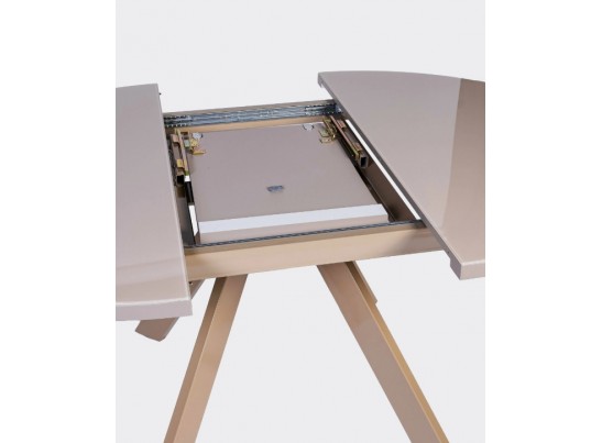 Стол МОНТЕН 120 Капучино, стекло / Капучино, в Кургане