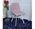 Стул CHILLI SQUARE UF860-04B сиреневый, ткань/ белый каркас в Кургане