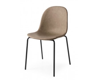 Стул ACADEMY CS/1663-V, met.P15 Matt Black/ S0A Vintage Desert