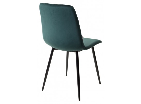 Стул DUKE BLUVEL-78 GREEN, велюр / черный каркас в Кургане