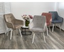 Стул MAVERICK 360 град. поворот. BLUVEL-03 LIGHT GREY, велюр/ белый каркас, в Кургане
