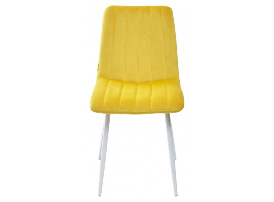 Стул DUBLIN G108-22 золотая осина, велюр / белый каркас в Кургане