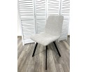 Стул ELVIS WZ2042-19 галечный серый фактурный велюр/ черный каркас в Кургане