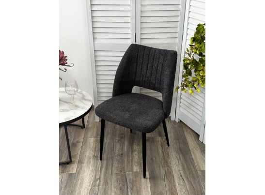 Стул LONDON UF998-16 темно-серый, букле / черный каркас / Товарный знак DISAUR в Кургане