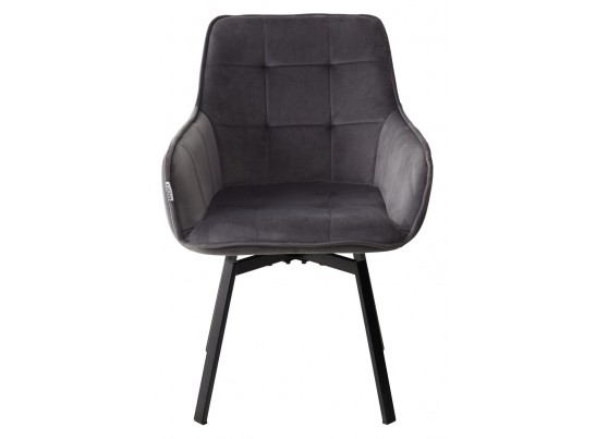 Стул MAVERICK 360 град. поворот. BLUVEL-14 GREY/ черный каркас, в Кургане