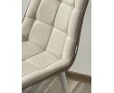 Стул CHIC VF-01/ VF-02 светло-бежевый/ бежевый, ткань/ белый каркас в Кургане