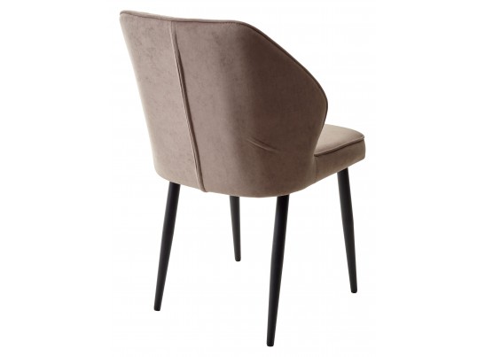 Стул VENA, цвет B5 Капучино, велюр/ черный каркас в Кургане
