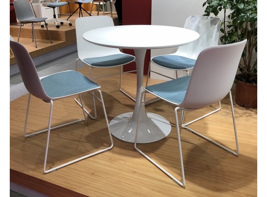 Стол COLUMN T631 WHITE D80 в Кургане