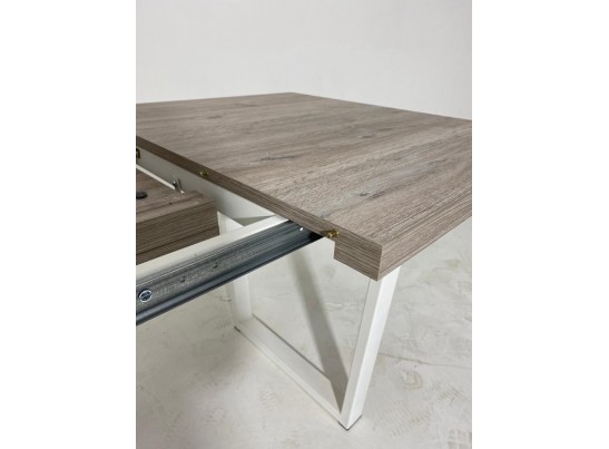 Стол ЛОФТ 138 Дуб Анкона/ Белый в Кургане