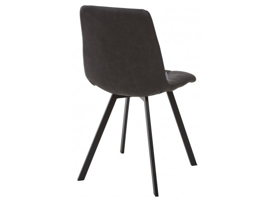 Стул CHILLI SQUARE RU-08 антрацит, PU / черный каркас в Кургане