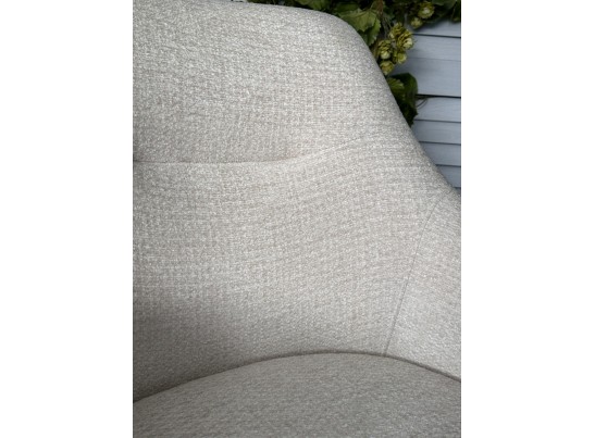 Стул СТАМЕН (STAMEN) ткань DAVIS RETRO BLISS 02 светло-бежевый / черный каркас, ®DISAUR в Кургане