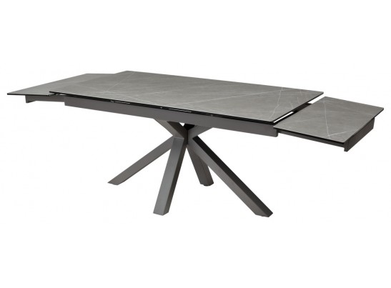Стол ALTO 160 KL-136 Серый мрамор матовый, итальянская керамика/ GREY1 каркас в Кургане