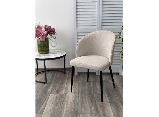 Стул ГЛОРИЯ (GLORIA) цвет 140, ткань/ черный каркас, ®DISAUR в Кургане