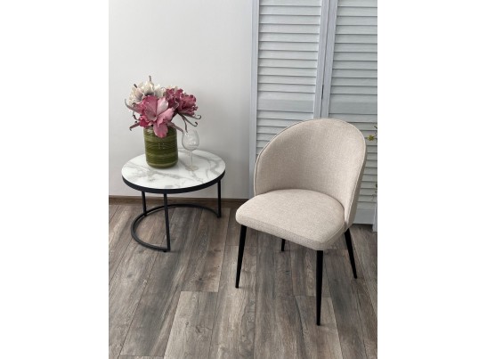 Стул ГЛОРИЯ (GLORIA) цвет 140, ткань/ черный каркас, ®DISAUR в Кургане