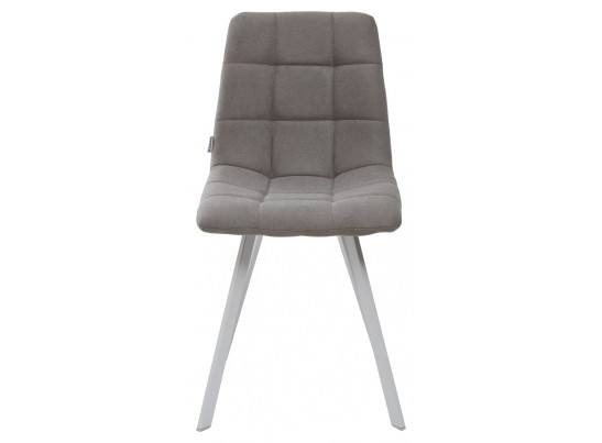 Стул CHILLI SQUARE UF860-08B серый, ткань / белый каркас в Кургане